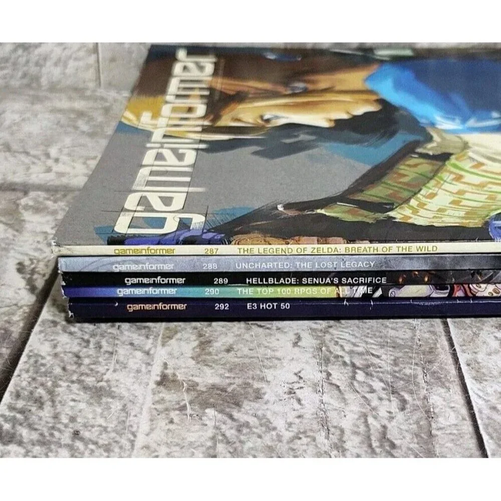 Lot Of 5 Game Informer Magazine Issues 287, 288, 289, 290, 292